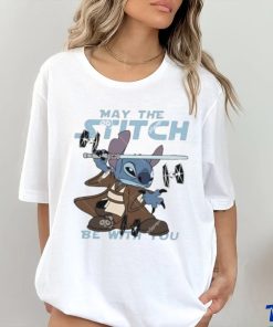 May The Stitch Be With You Stitch Star Wars Comfort Colors shirt