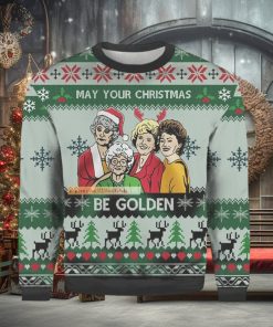 May Your Be Golden Girls Knitted 3D Sweater For Christmas