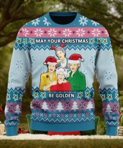 May Your Christmas Be Golden Ugly Christmas Sweater Christmas Gift For Men And Women