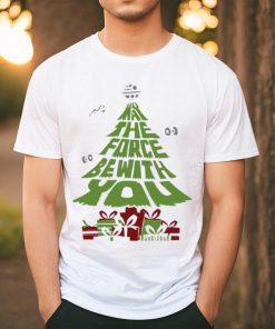 May the force be with you Christmas tree shirt