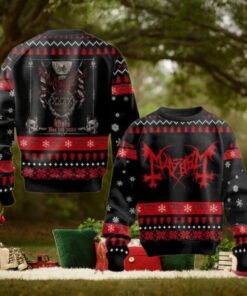 Mayhem Death Black Evil Olso May 11th 2024 Ugly Christmas Sweater Chirstmas Gifts 2024 Xmas For Family And Friends Ugly Sweater