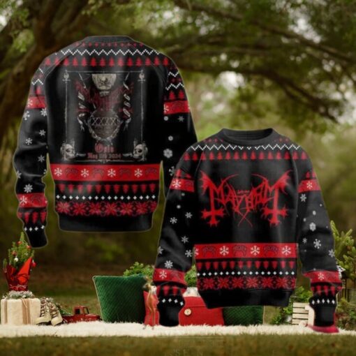 Mayhem Death Black Evil Olso May 11th 2024 Ugly Christmas Sweater Chirstmas Gifts 2024 Xmas For Family And Friends Ugly Sweater