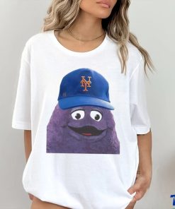 McDonald’s Grimace wearing New York Mets cap hoodie, sweater, longsleeve, shirt v-neck, t-shirt