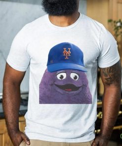 McDonald’s Grimace wearing New York Mets cap hoodie, sweater, longsleeve, shirt v-neck, t-shirt