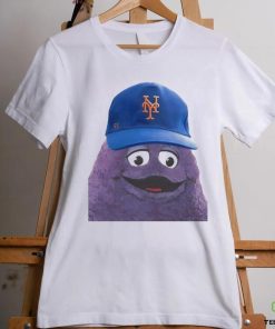 McDonald’s Grimace wearing New York Mets cap hoodie, sweater, longsleeve, shirt v-neck, t-shirt