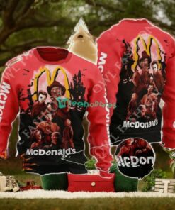 McDonald’s Horror Halloween Night 2024 Ugly Sweater