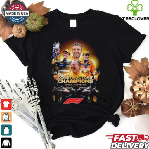 McLaren F1 Team Constructors Champions 2024 Celebrating shirt