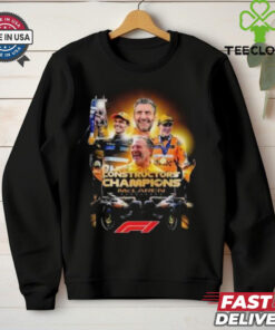 McLaren F1 Team Constructors Champions 2024 Celebrating shirt