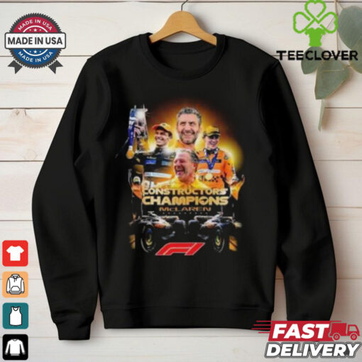 McLaren F1 Team Constructors Champions 2024 Celebrating shirt