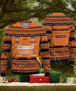 McLaren F1 Team Customized Ugly Christmas Sweater Gift For Holiday