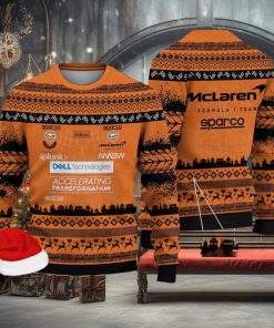 McLaren Formula 1 Team Kintted Christmas 3D Sweater For Men And Women