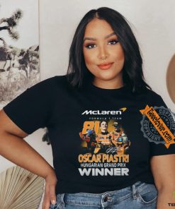 McLaren Formula 1 Team Oscar Piastri Hungarian Grand Prix Winner T Shirt 2 McLaren Formula 1 Team Oscar Piastri Hungarian Grand Prix Winner T Shirt