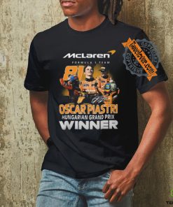 McLaren Formula 1 Team Oscar Piastri Hungarian Grand Prix Winner T Shirt 3 McLaren Formula 1 Team Oscar Piastri Hungarian Grand Prix Winner T Shirt