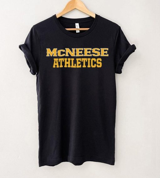 McNeese Athletics sport text shirt