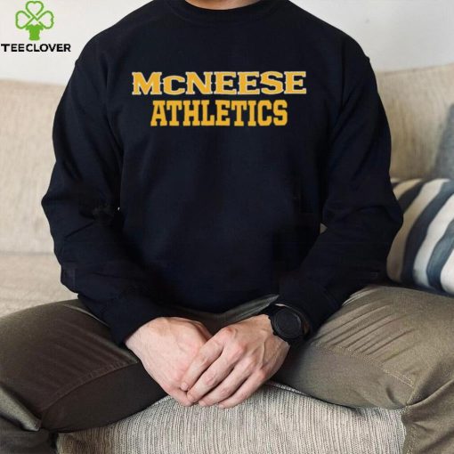 McNeese Athletics sport text shirt