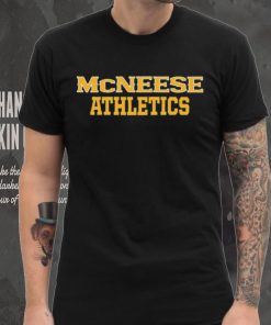 McNeese Athletics sport text shirt