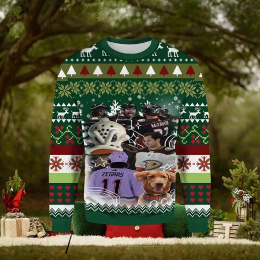 McTavish Zegras Anaheim Ducks Ugly Sweater