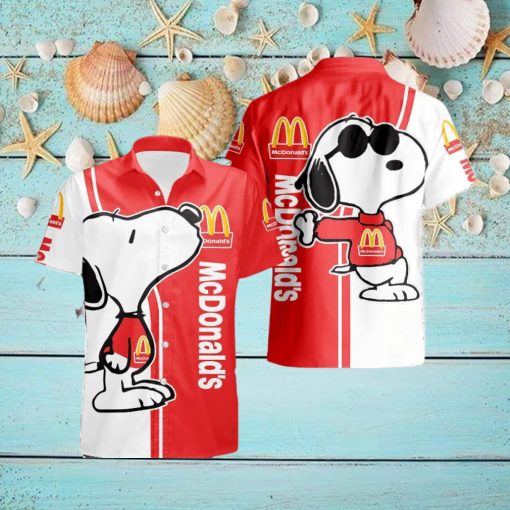 Mcdonald’s Logo Shirt Ideas Gift Hawaiian Shirt For Snoopy Lover