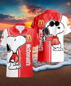 Mcdonald’s Logo Shirt Ideas Gift Hawaiian Shirt For Snoopy Lover