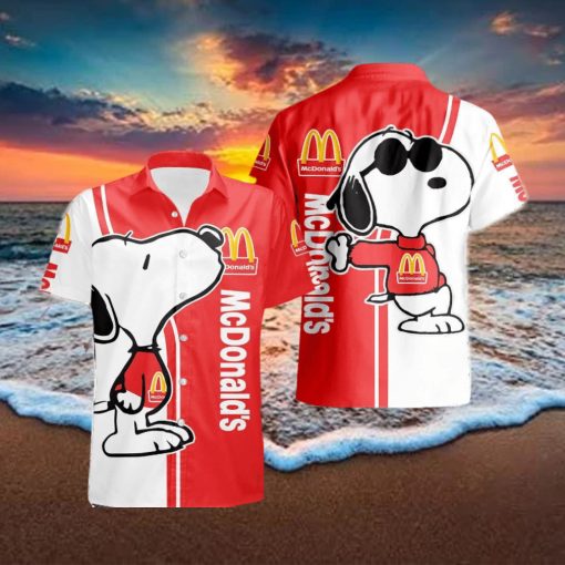 Mcdonald’s Logo Shirt Ideas Gift Hawaiian Shirt For Snoopy Lover