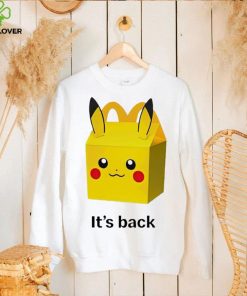 Mcdonalds x Pokemon it’s back hoodie, sweater, longsleeve, shirt v-neck, t-shirt