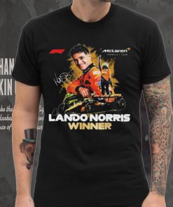 Mclaren Formula 1 Lando Norris Winner 2024 Signatures Shirt