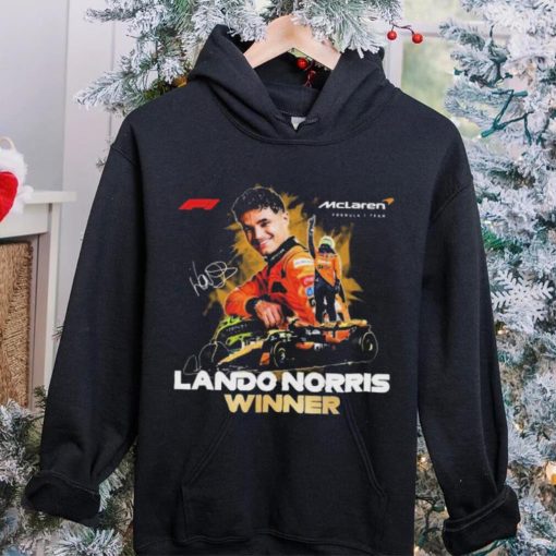 Mclaren Formula 1 Lando Norris Winner 2024 Signatures Shirt