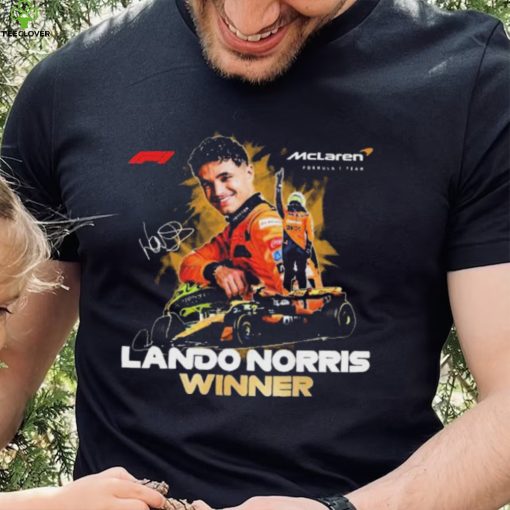 Mclaren Formula 1 Lando Norris Winner 2024 Signatures Shirt