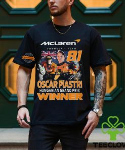 Mclaren Formula 1 Team Oscar Piastri Hungarian Grand Prix Winner T Shirt