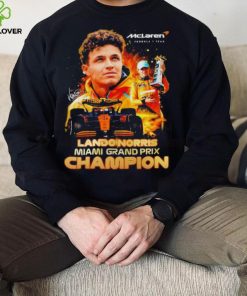 Mclaren Formula 1 team Lando Norris Miami Grand Prix champion signature hoodie, sweater, longsleeve, shirt v-neck, t-shirt