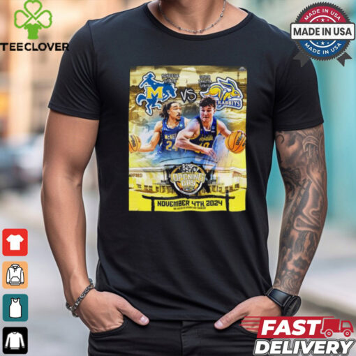 Mcneese State vs South Dakota State Basketball November 4th 2024 The Field Of 68 Opening Day Showcase Shirt