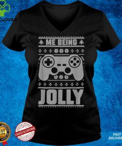 Me Being Jolly Christmas Gaming Console Video Game Lover T Shirt