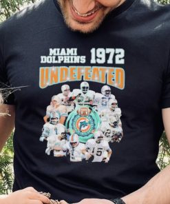 Miami Dolphins 1972 Undefeated Signature Shirt