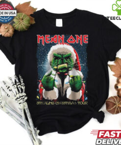 Mean One Stealing Christmas The Grinch Is On Tour Shirt