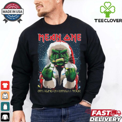 Mean One Stealing Christmas The Grinch Is On Tour Shirt