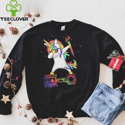 Mechanic Dabbing Unicorn Shirt