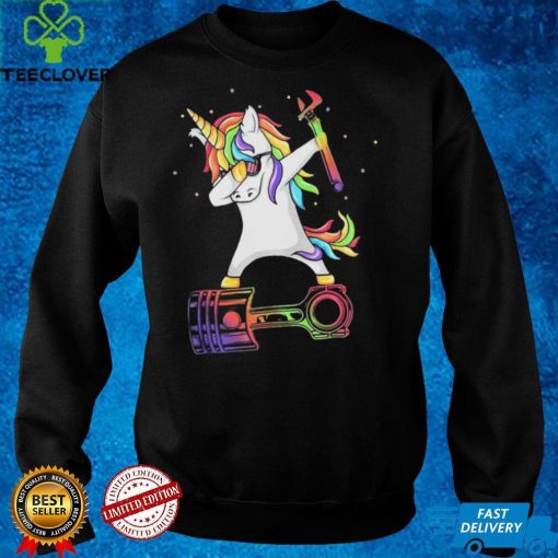 Mechanic Dabbing Unicorn Shirt