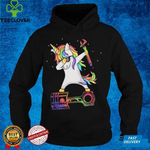 Mechanic Dabbing Unicorn Shirt