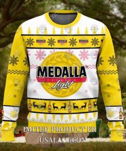 Medalla Beer Ugly Christmas Sweater