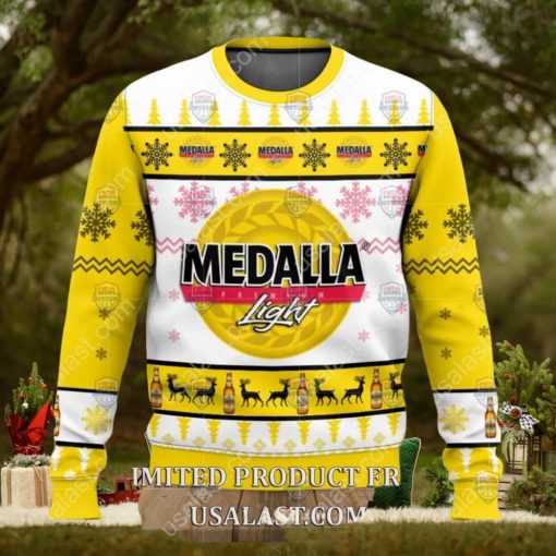 Medalla Beer Ugly Christmas Sweater