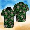 Mega Cool Skull Weed Cannabis Tropical Hawaiian Aloha Shirt