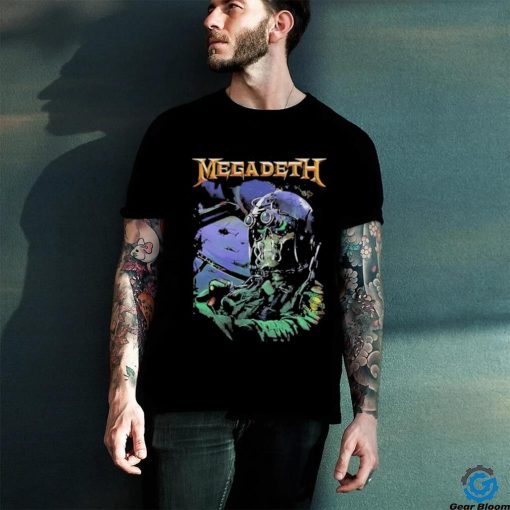 Megadeth Copter Pilot 2023 Fall Tour Two Sided T Shirt