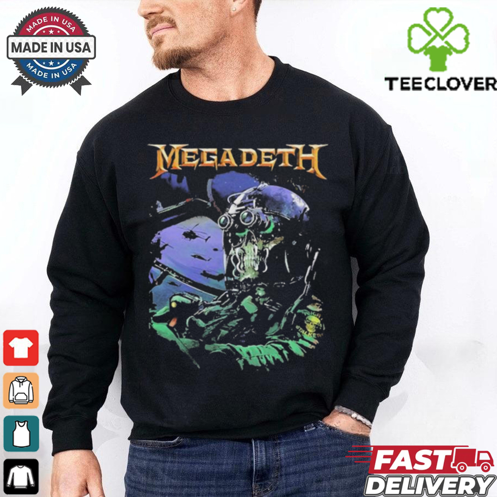 Megadeth Crush The World Copter Pilot 2023 Fall Tour Shirts Megadeth Crush The World Copter Pilot 2023 Fall Tour Shirts
