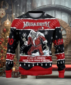 Megadeth Dance Like Marionettes Sway Symphony Of Christmas Ugly Sweater Jumper Printed