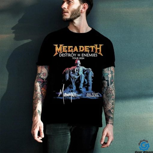 Megadeth Destroy All Enemies Tour 2024 shirt