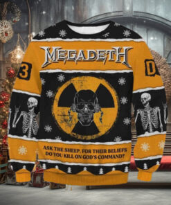 Megadeth Music Lover Chirstmas Gifts 2024 For Family And Friends Ugly Sweater