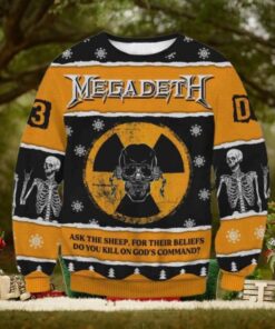 Megadeth Music Lover Chirstmas Gifts 2024 For Family And Friends Ugly Sweater