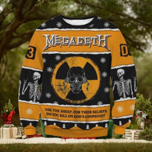 Megadeth Music Lover Chirstmas Gifts 2024 For Family And Friends Ugly Sweater