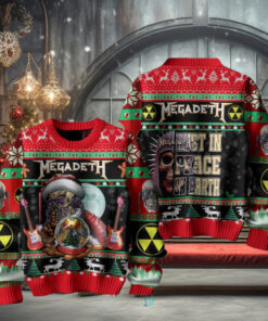 Megadeth Thrash Mental Band 2024 Ugly Christmas Sweater
