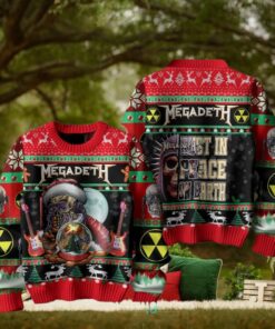Megadeth Thrash Mental Band 2024 Ugly Christmas Sweater